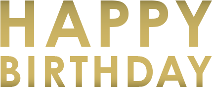 HAPPY BIRTHDAY